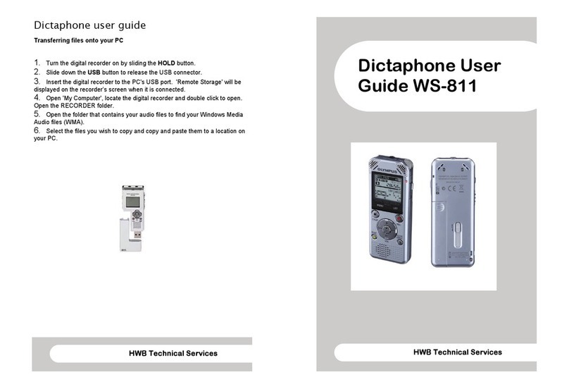 Olympus WS-811 User manual
