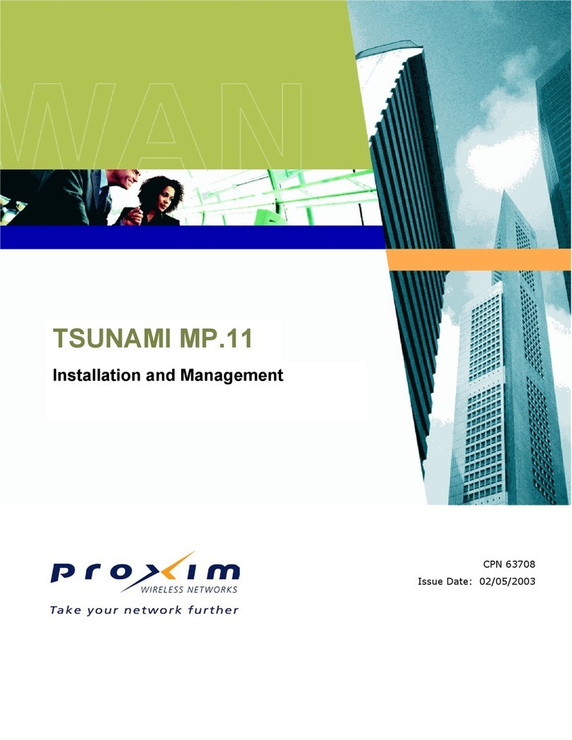 Proxim Antenna Tsunami MP.11 Programming manual