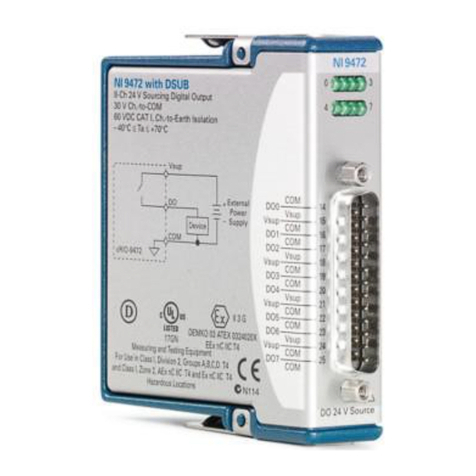 National Instruments USB-9472 USER GUIDE AND SPECIFICATIONS