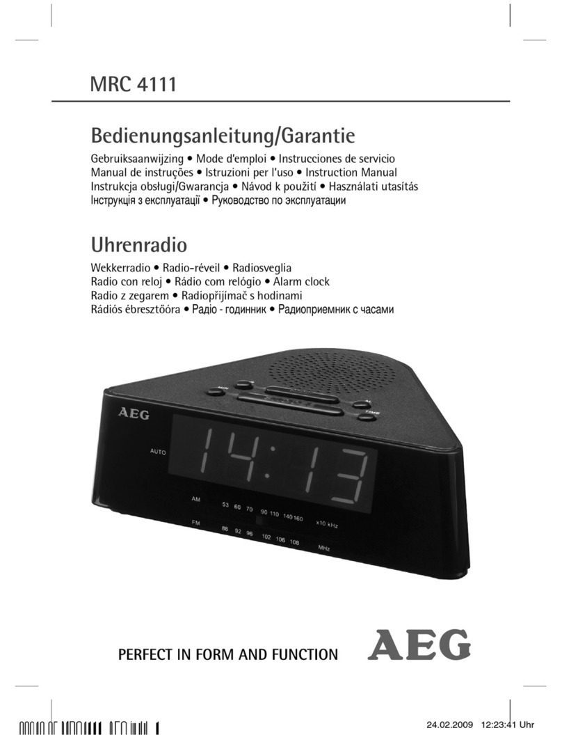 AEG MRC 4111 instruction manual