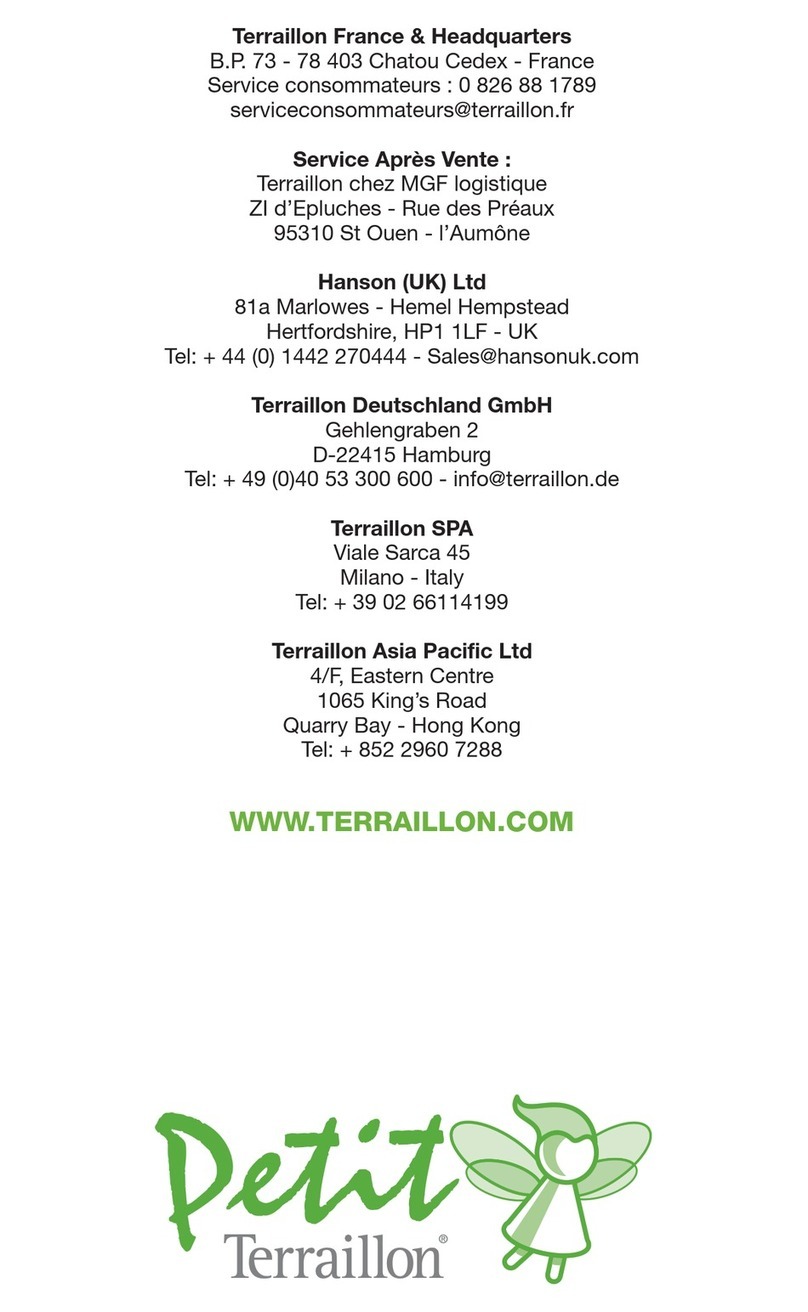 Petit Terraillon 10 user manual