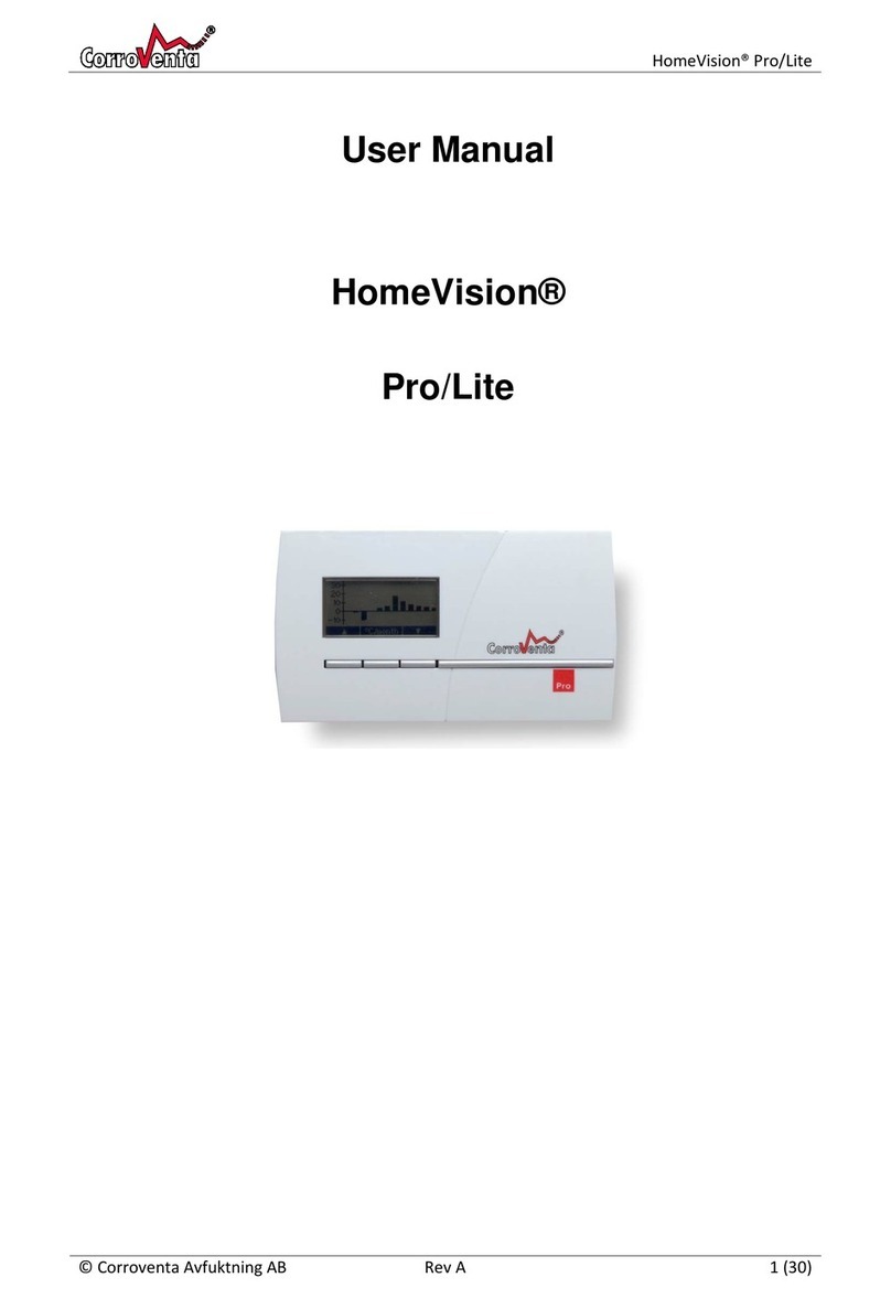 CorroVenta HomeVision Pro user manual
