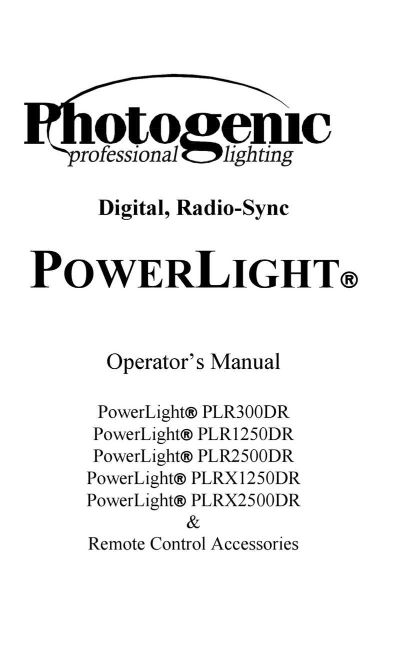 Photogenic PowerLight series User manual