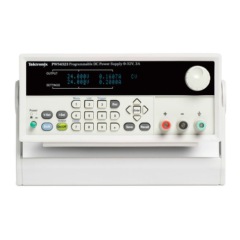 Tektronix PWS4205 Programmer's manual
