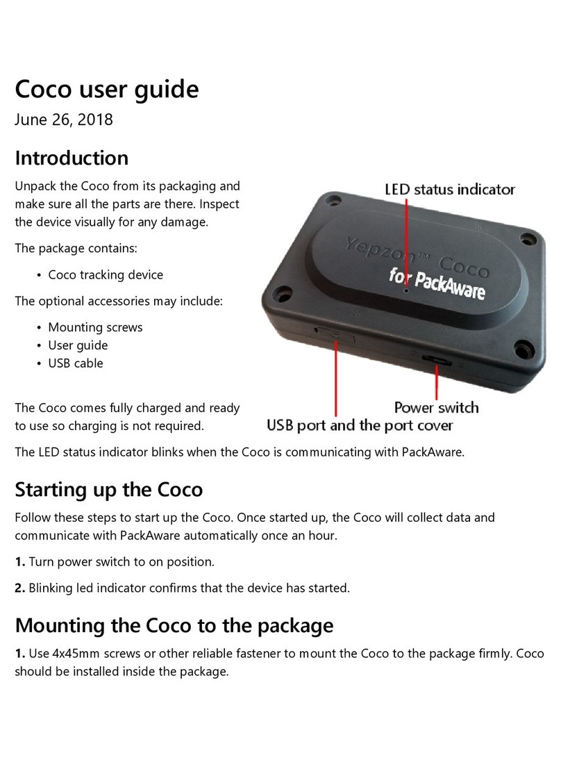PackAware Yepzon Coco user guide