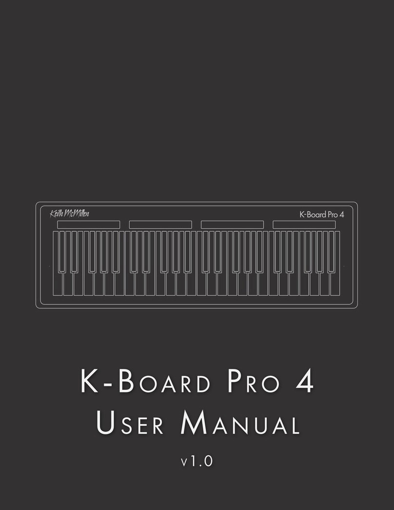 Keith McMillen Instruments K-Board Pro 4 User manual
