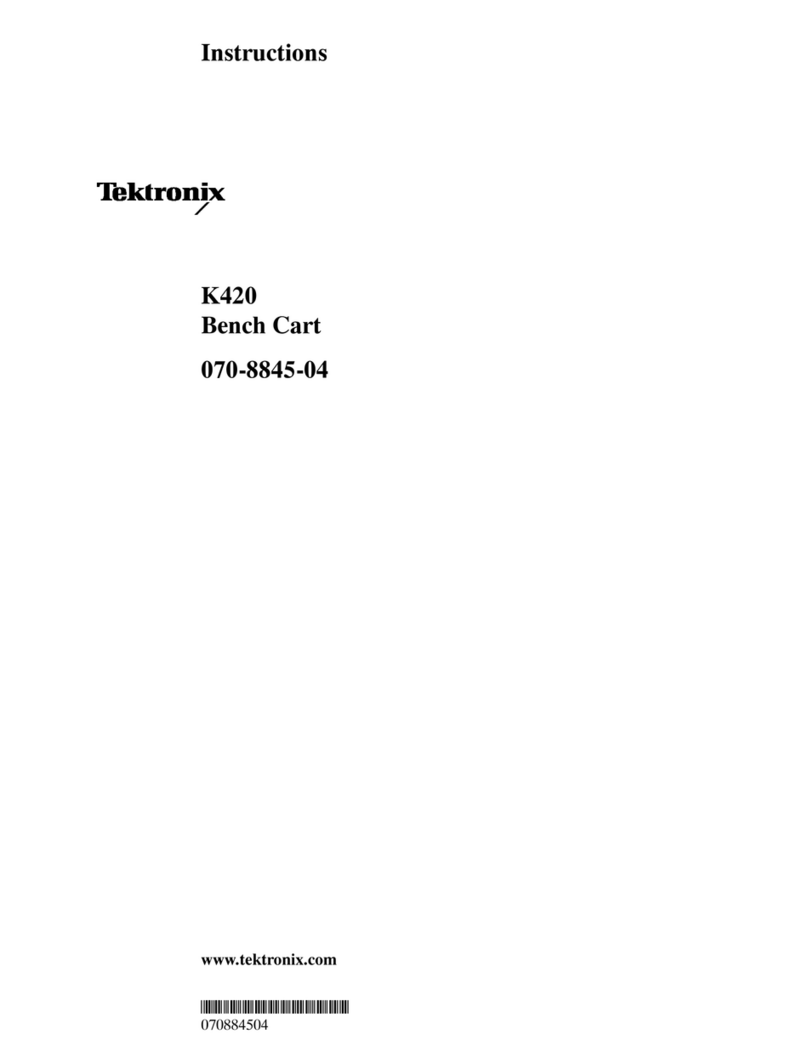 Tektronix K420 User manual