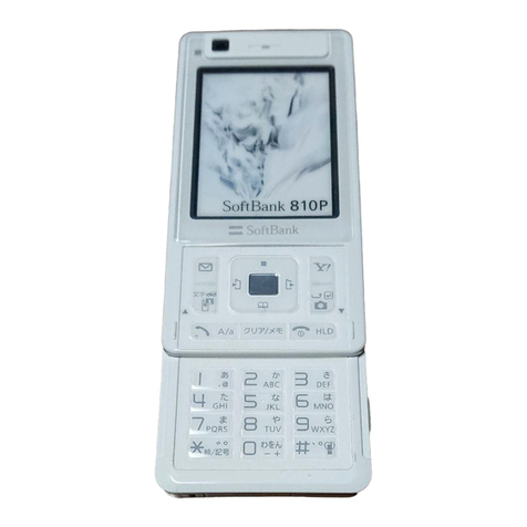 SoftBank 810P User manual SoftBank 810P User manual