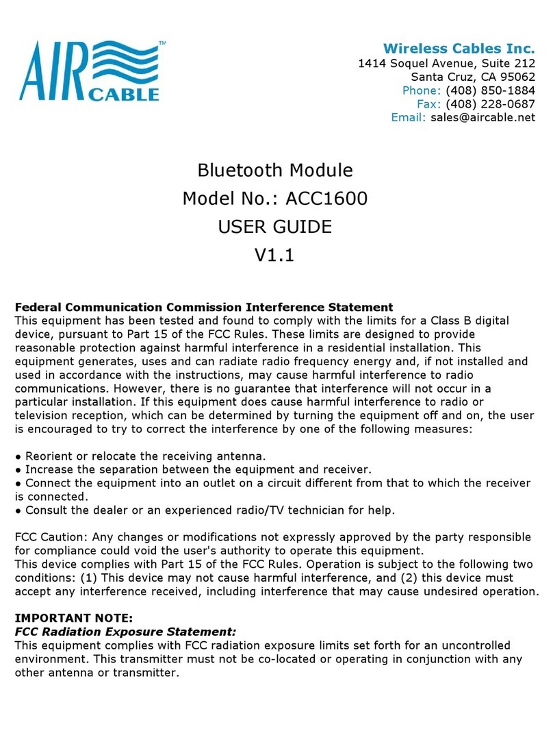 Aircable ACC1600 user guide