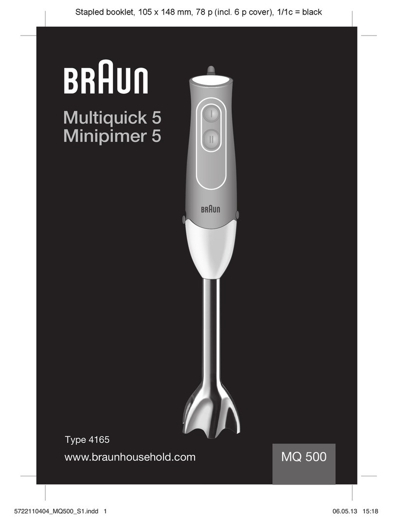 Braun Multiquick 5 user manual