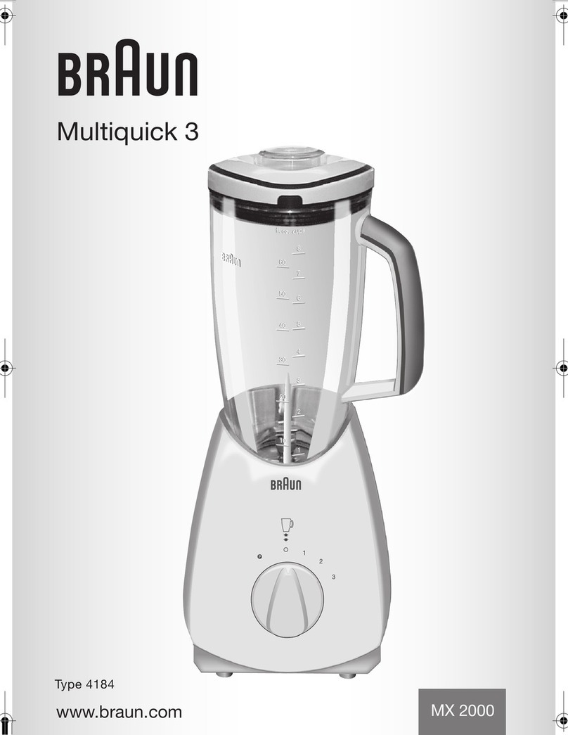 Braun Multiquick 3 User manual