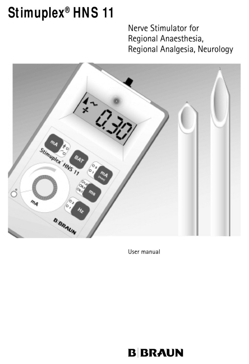 Braun Stimuplex HNS 11 User manual Braun Stimuplex HNS 11 User manual