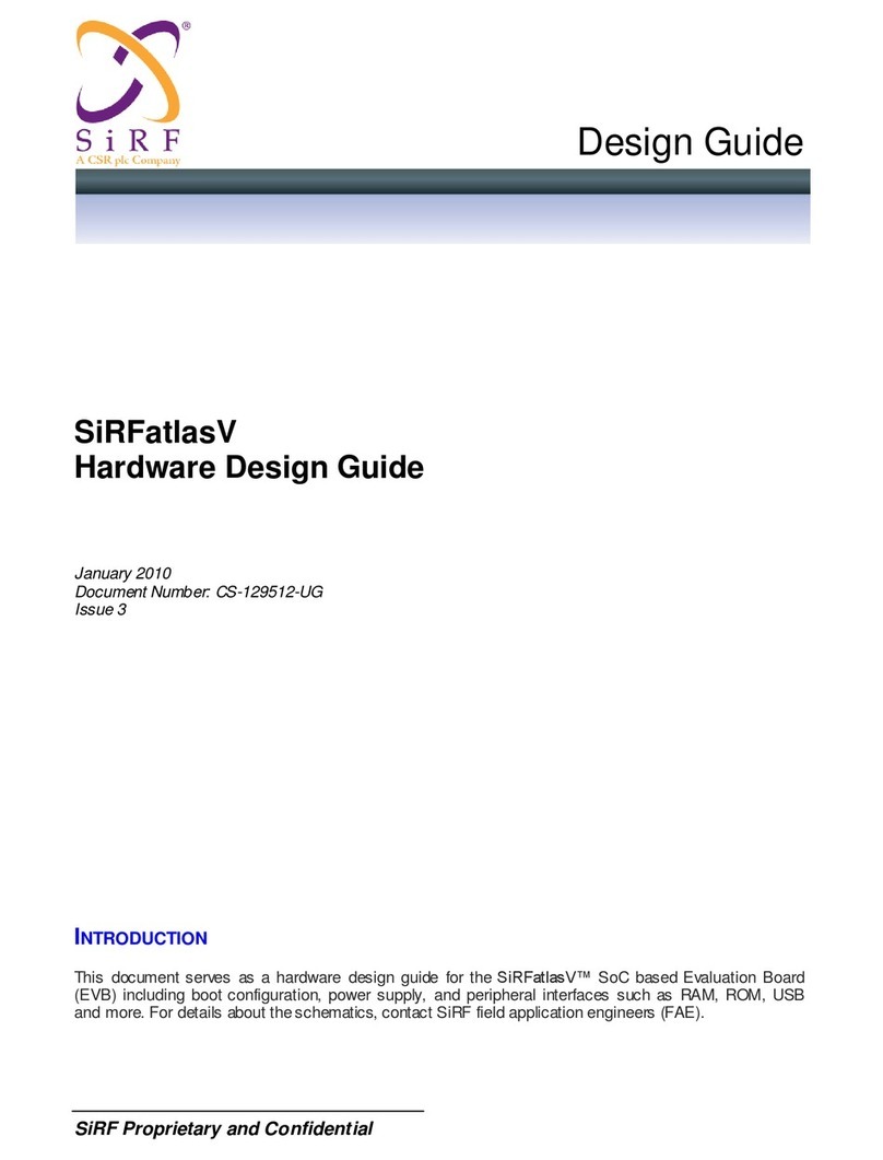 SiRF SiRFatlasV Hardware Design Guide