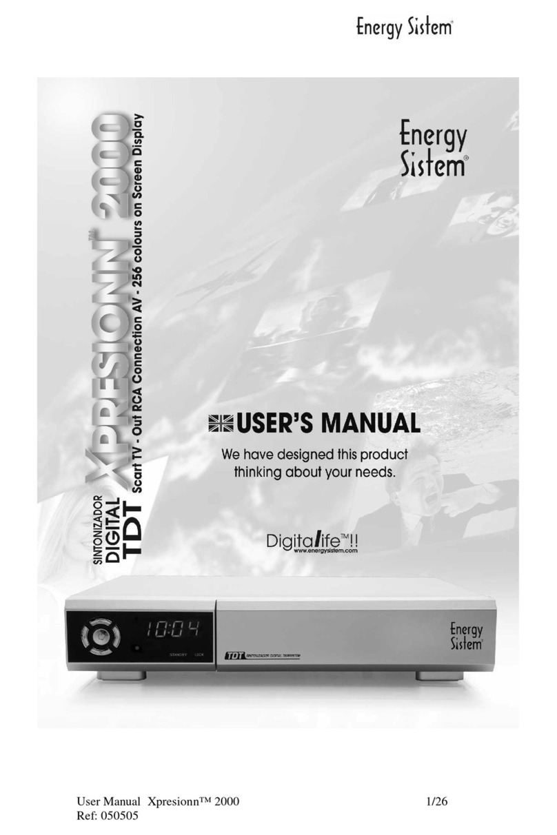 ENERGY SISTEM Xpresionn 2000 user manual
