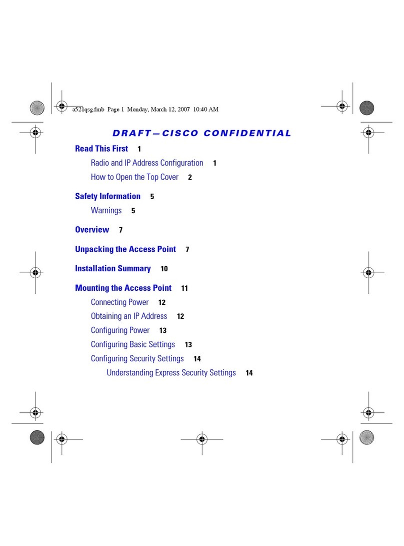 Cisco Aironet 521 quick start guide