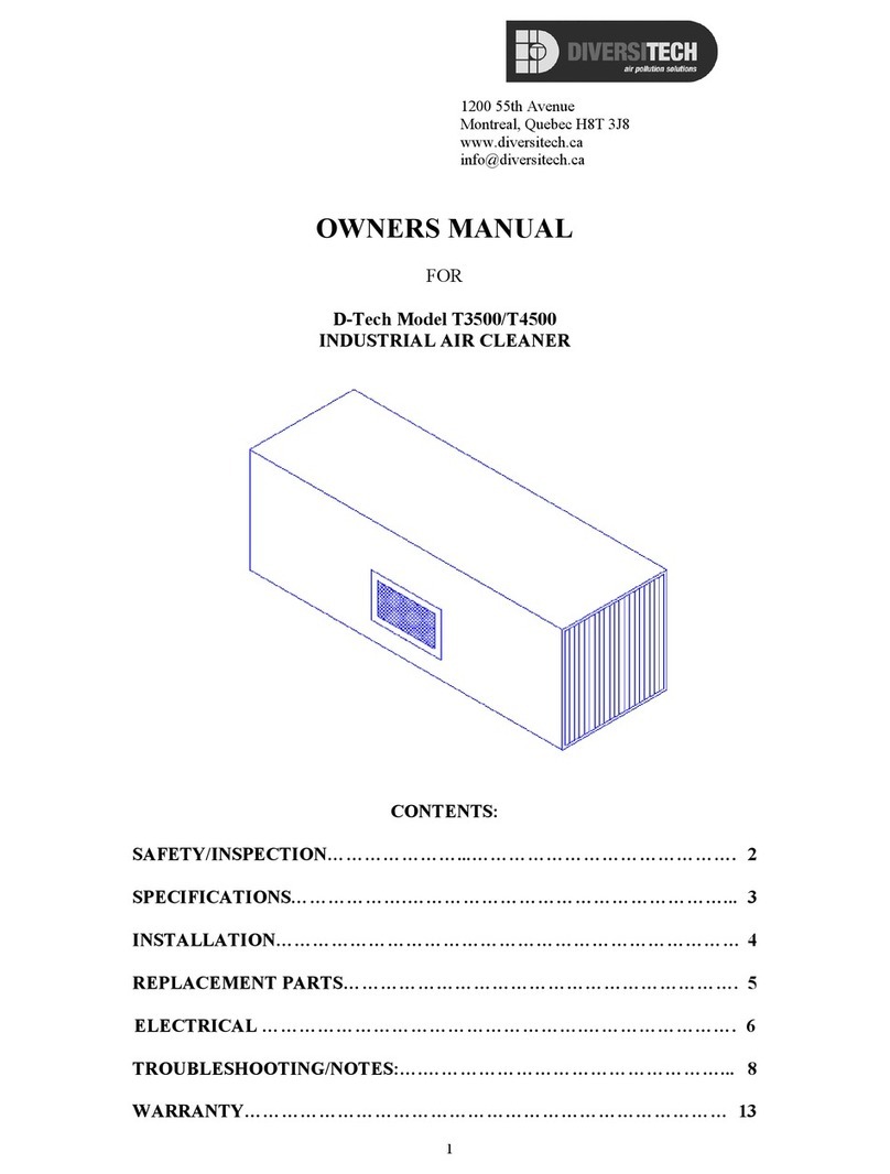 DIVERSITECH T3500 owner's manual