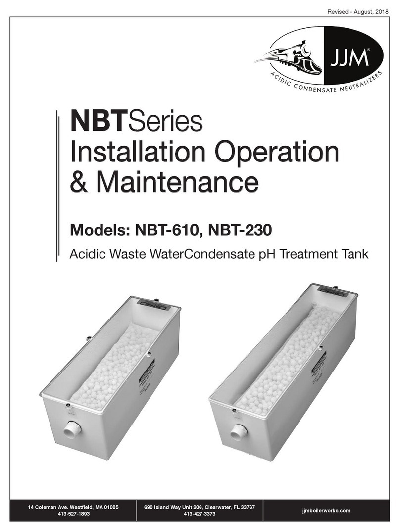 JJM Boiler Works NBT Series Installation operation & maintenance