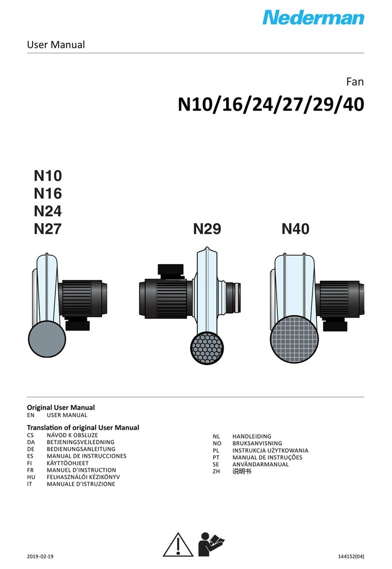 Nederman N10 user manual