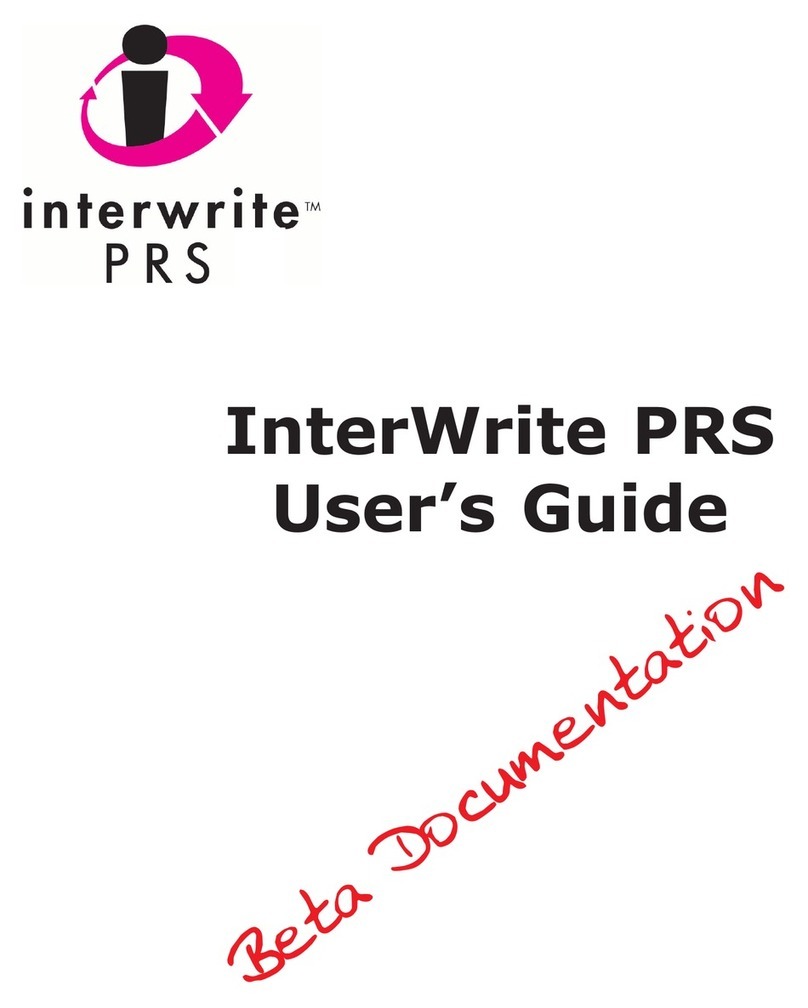 Interwrite PRS User manual
