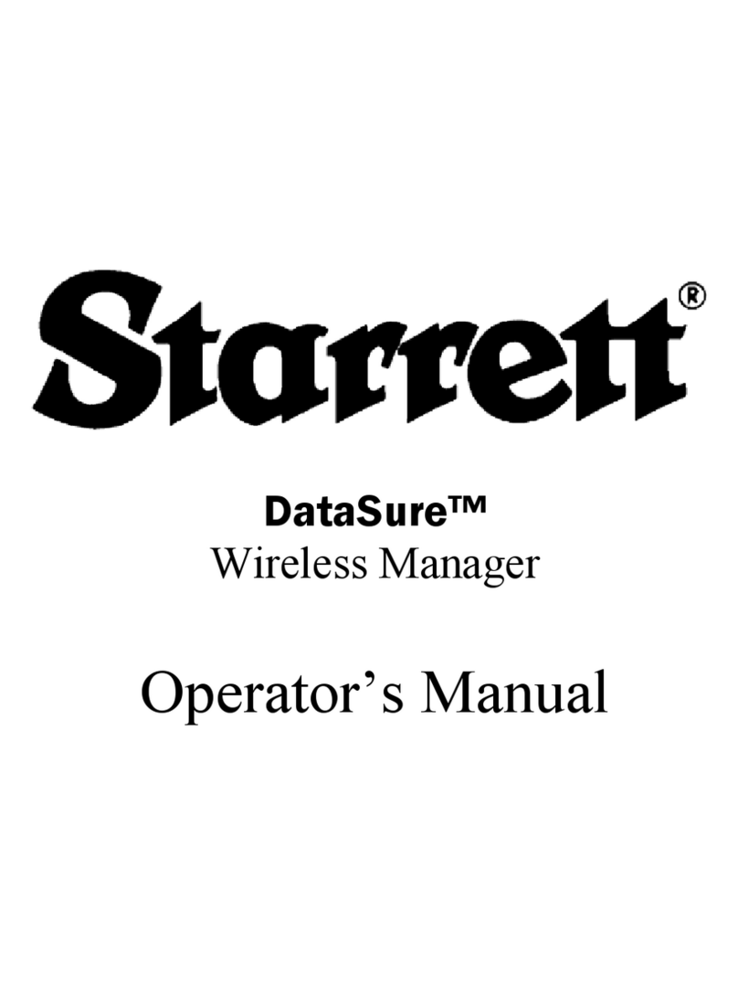 Starret DataSure User manual