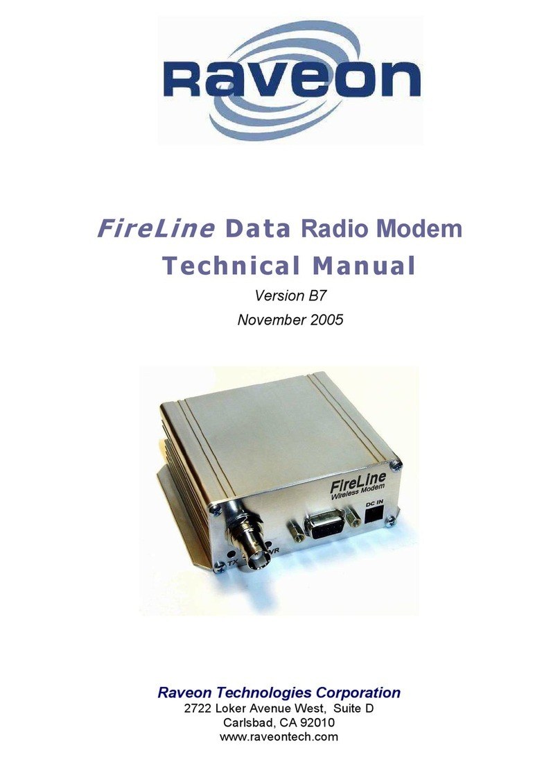 Raveon FireLine Ethernet Technical manual Raveon FireLine Ethernet Technical manual