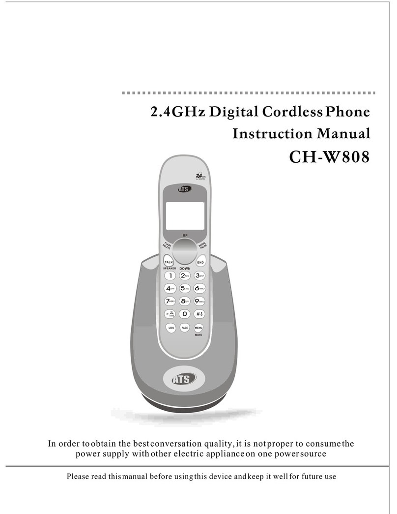 ATS CH-W808 instruction manual