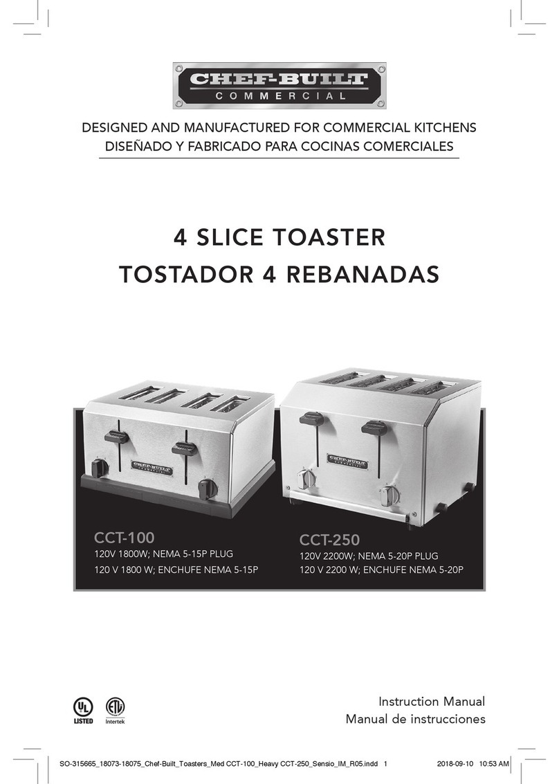 CHEF-BUILT CCT-100 instruction manual