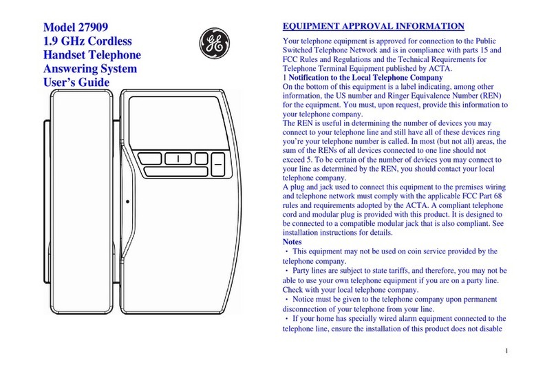 GE 27909 user guide GE 27909 user guide