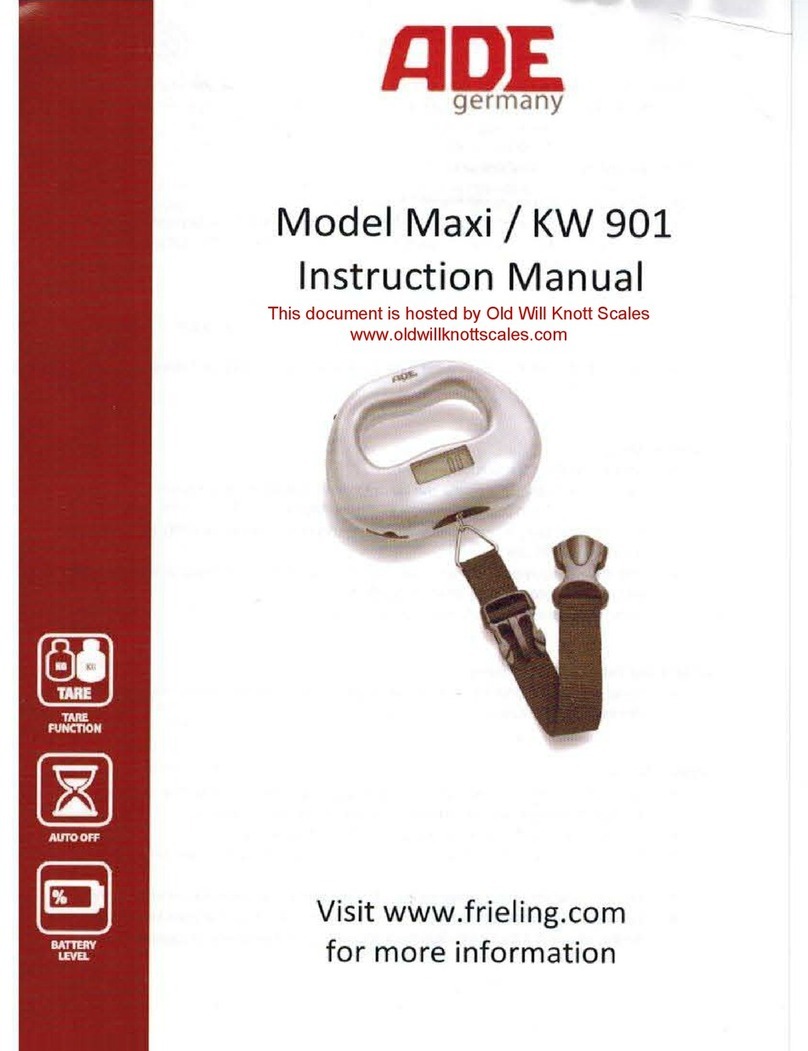 ADE KW 901 Maxi User manual