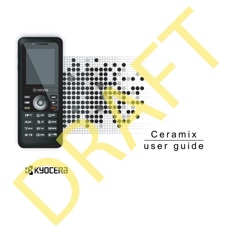 Kyocera Melo S1300 User manual Kyocera Melo S1300 User manual