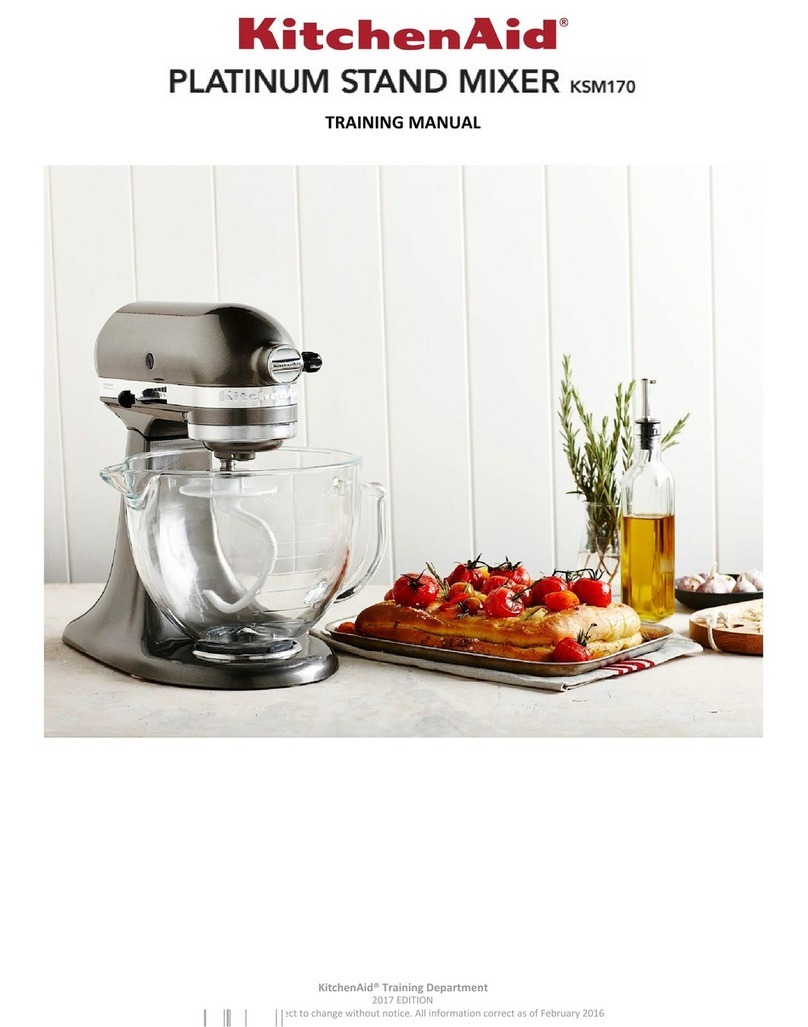 KitchenAid KSM170 Installation guide