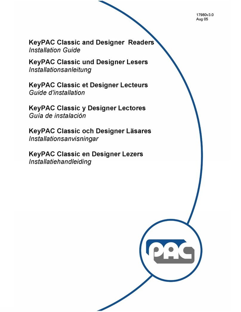 PAC KeyPAC Designer Mullion installation guide