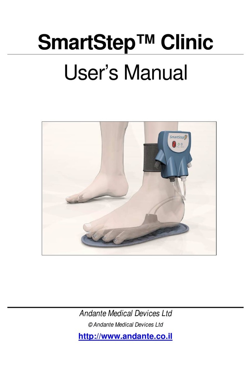 Andante Medical Devices SmartStep Clinic user manual