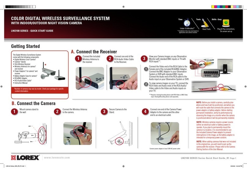 Lorex LW1200 Series User manual