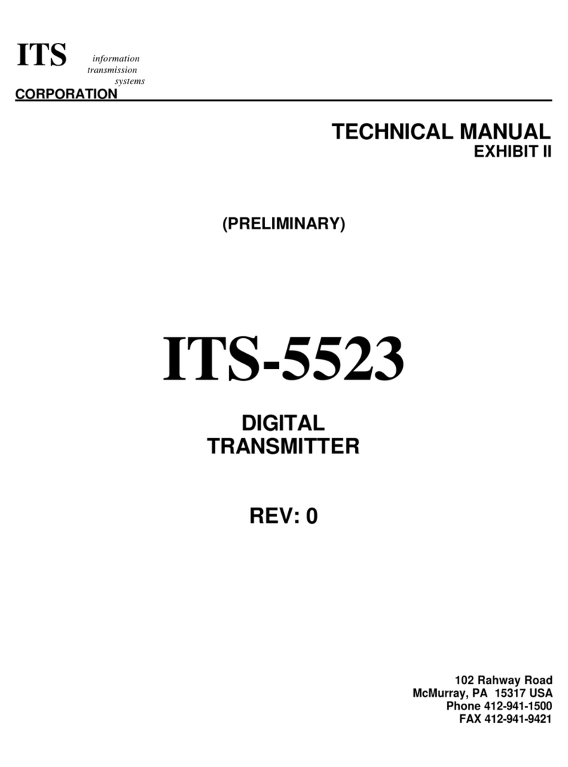 ITS Telecom ITS-5523 Technical manual