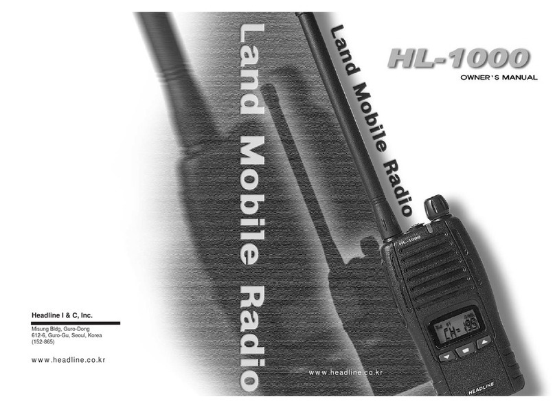 Headline HL-1000 owner's manual