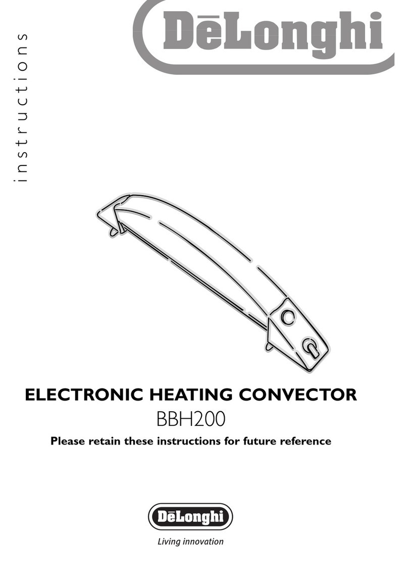 DeLonghi BBH200 User manual DeLonghi BBH200 User manual