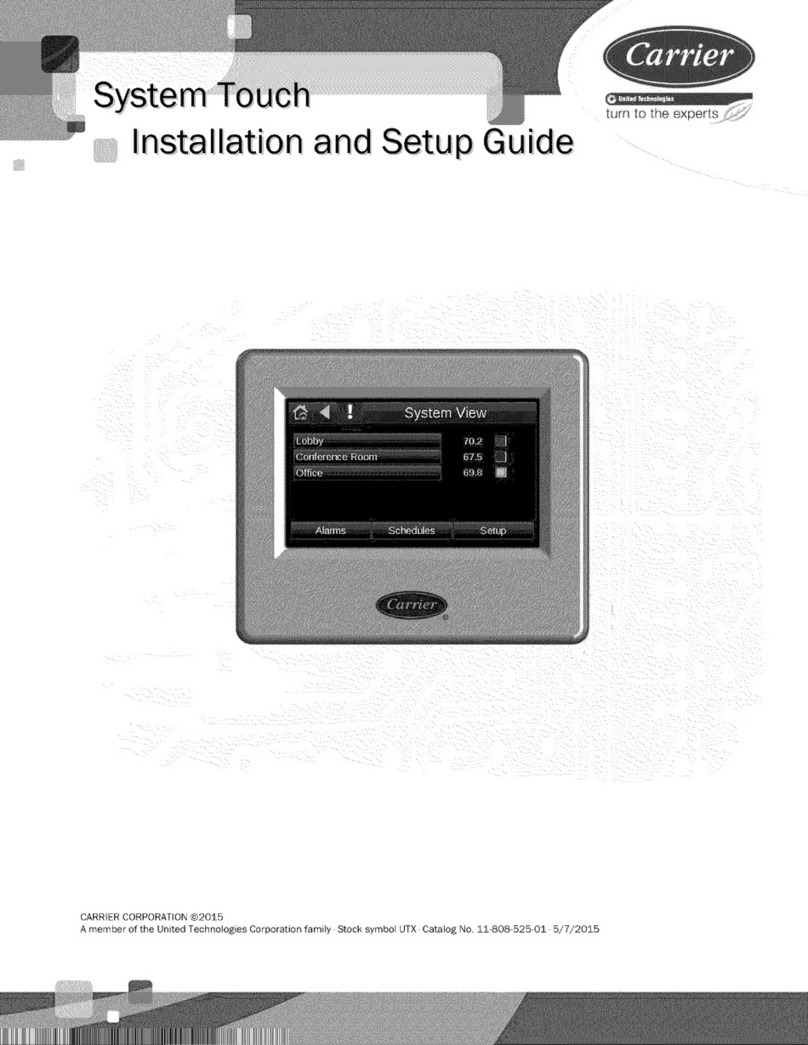 Carrier System Touch Assembly instructions Carrier System Touch Assembly instructions