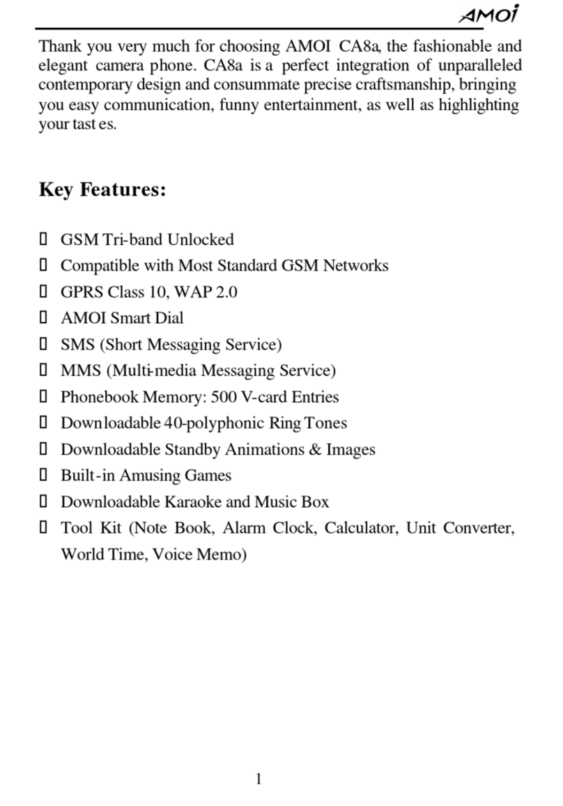 AMOI CA8A User manual