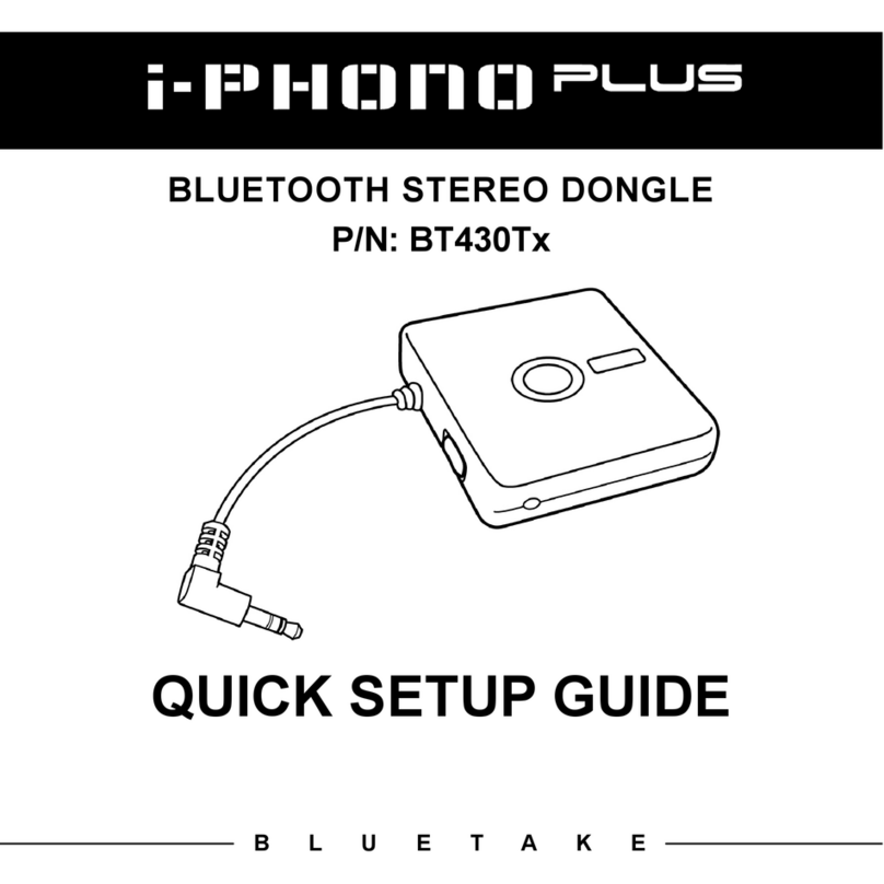 Bluetake Technology i-Phono Plus Quick setup guide Bluetake Technology i-Phono Plus Quick setup guide