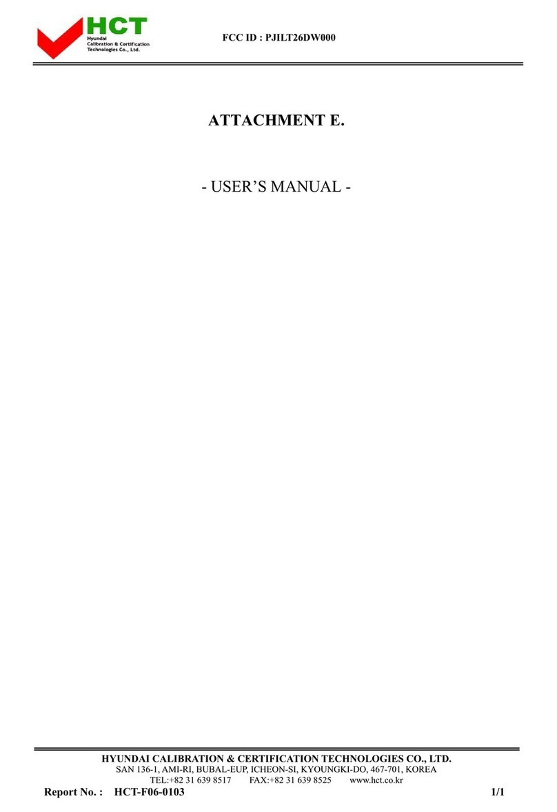 Hyundai A261 User manual