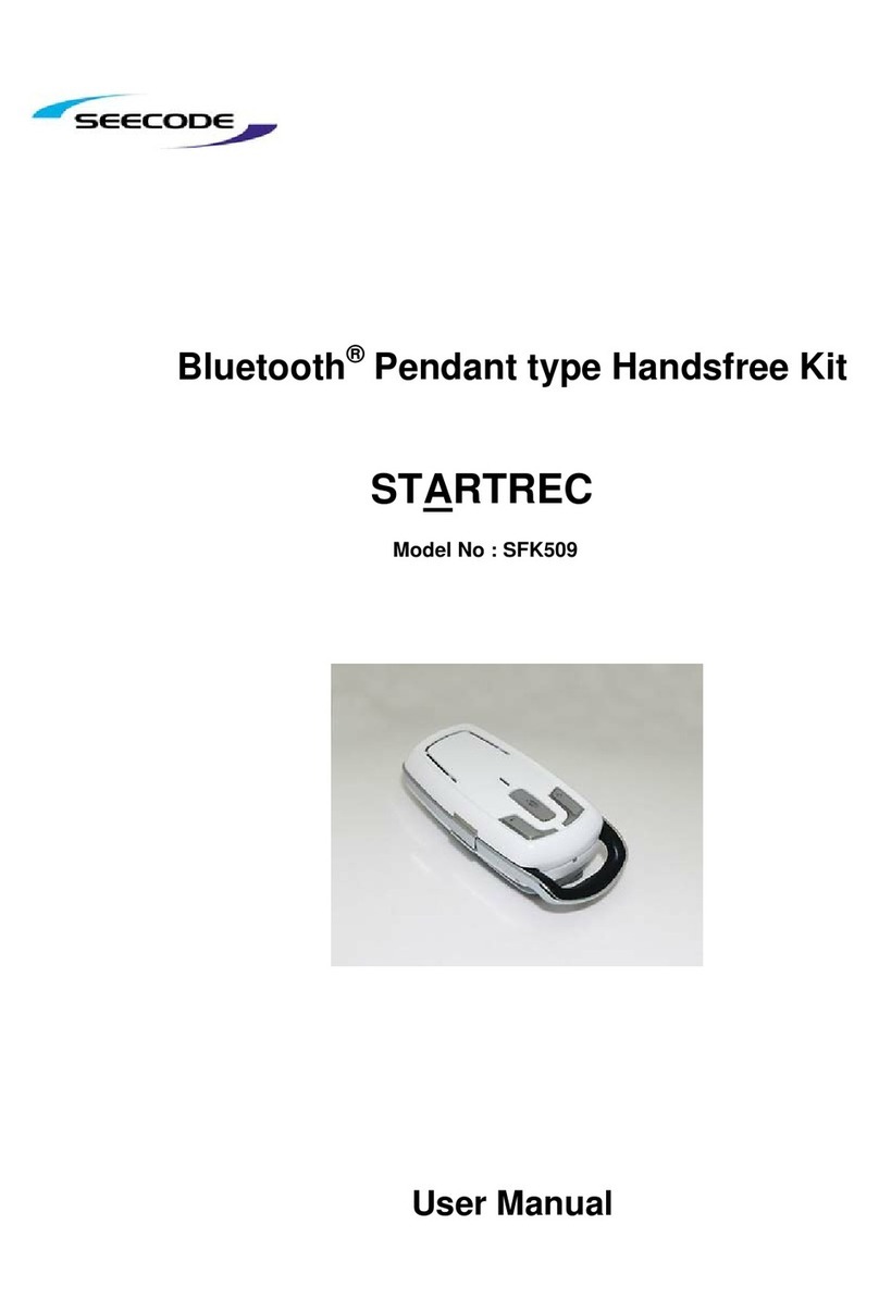 Seecode Startrec SFK509 user manual