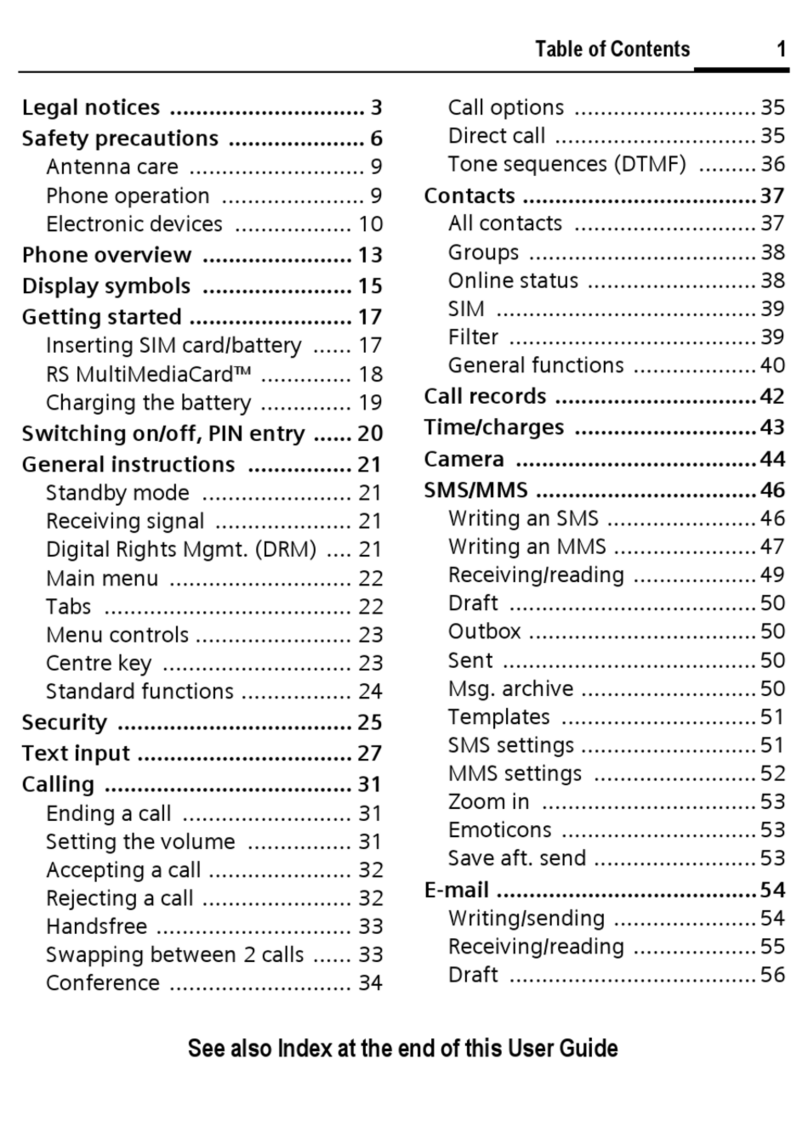 Siemens C81 User manual