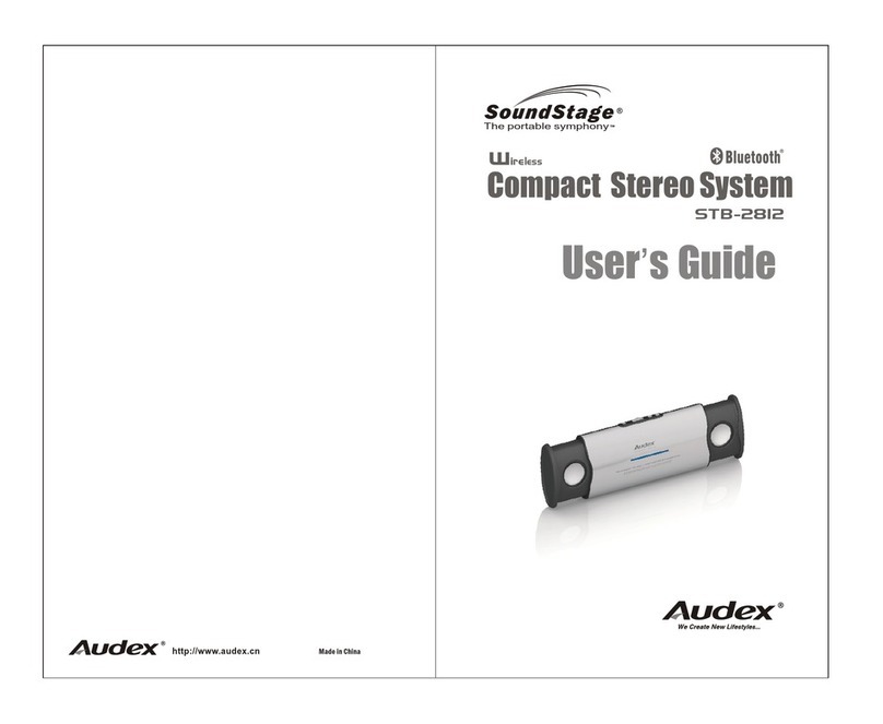 Audex Soundstage STB-2812 user guide Audex Soundstage STB-2812 user guide