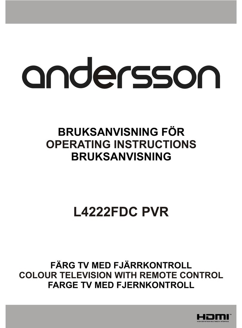 Andersson L4222FDC PVR User manual Andersson L4222FDC PVR User manual