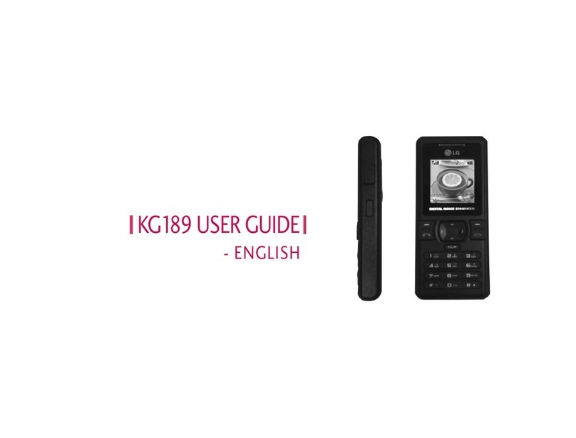 LG KG189 User manual