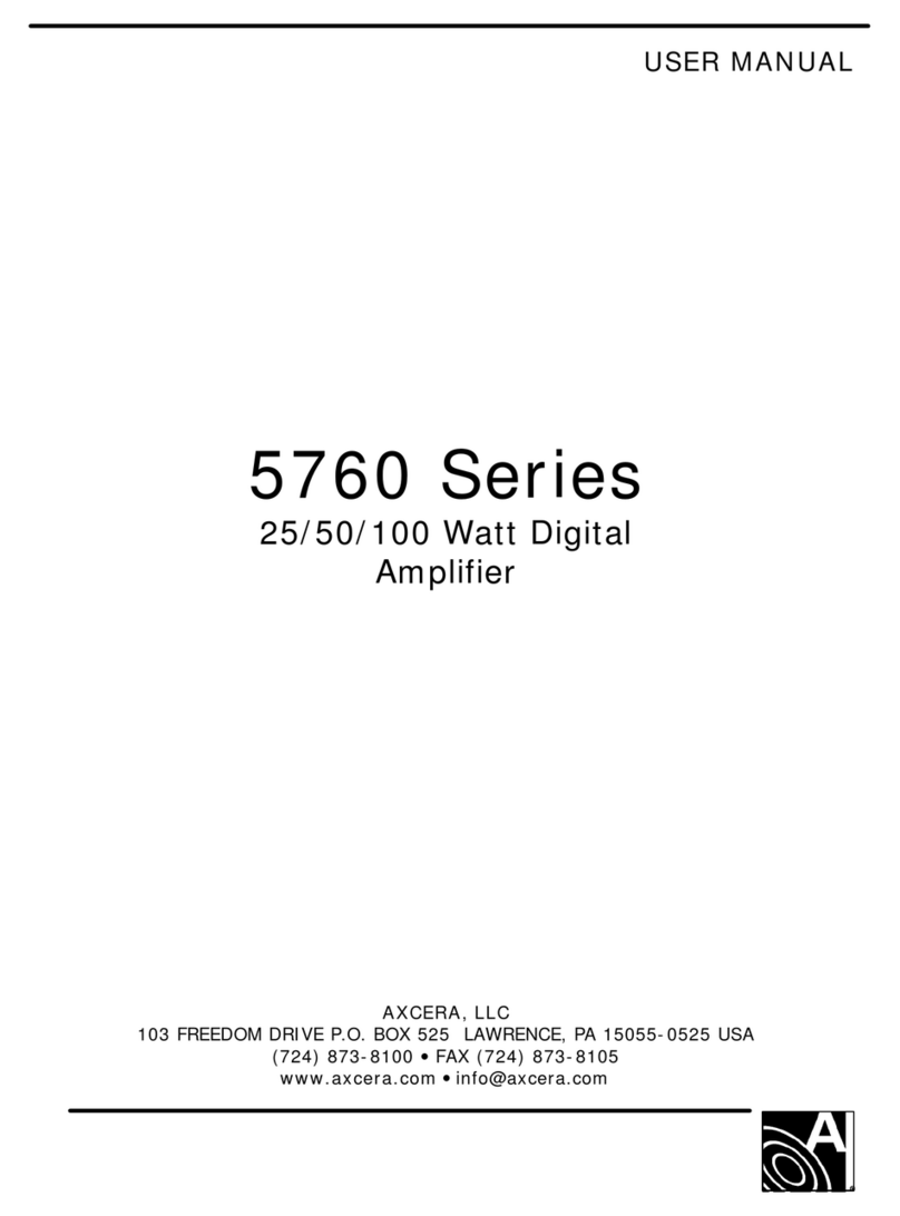 Axcera 5760 Series user manual