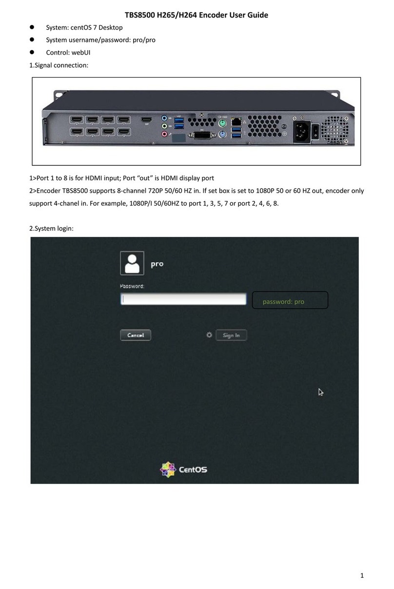 tbs electronics TBS8500 user guide