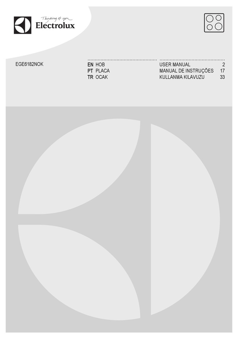 Electrolux EGE6182NOK user manual