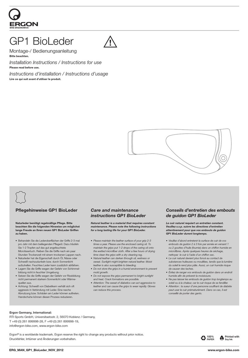 Ergon BioLeder GP1 User manual